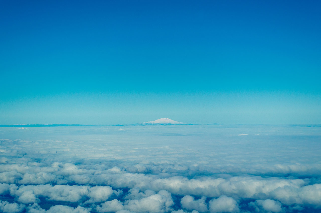 Skydive Views of Mount Ruapehu in New Zealand